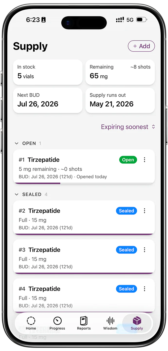 tirzepatide app Glapp — GLP-1 Tracker App for Mounjaro, Zepbound, Wegovy